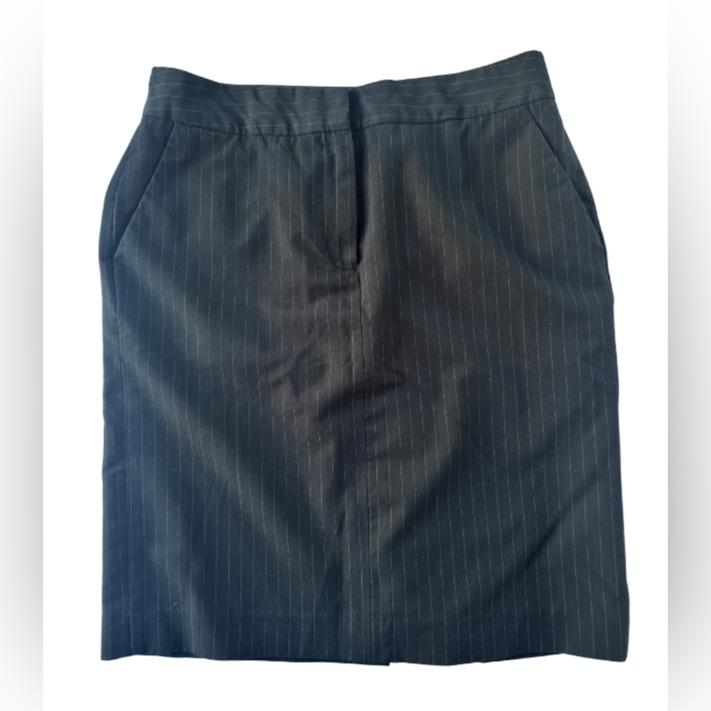 Isaac Mizrahi Black Pinstripe Skirt